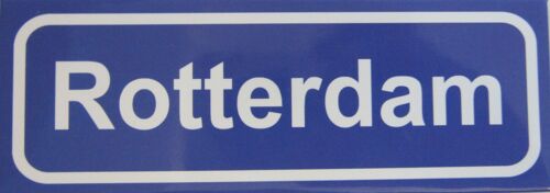 Fridge Magnet Town sign Rotterdam