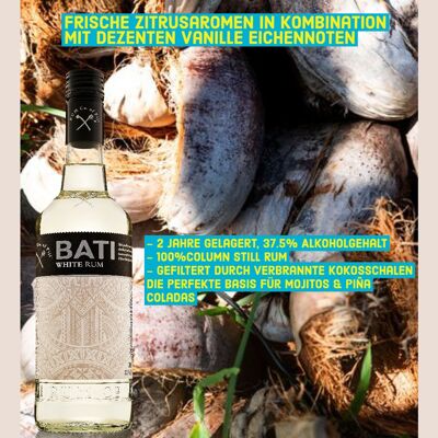 BATI White Rum, 700 ML, 37.5%