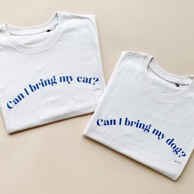 T-shirts - Blue - Can I bring my cat?