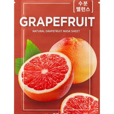 Natural Grapefruit Mask Sheet_ Mascarilla Pomelo_21ml