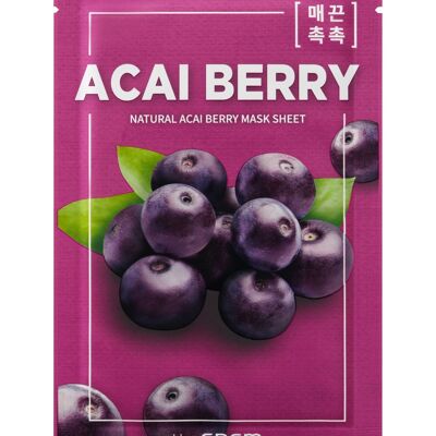 Natural Acai Berry Mask Sheet_ Mascarilla Bayas de Açai_21ml