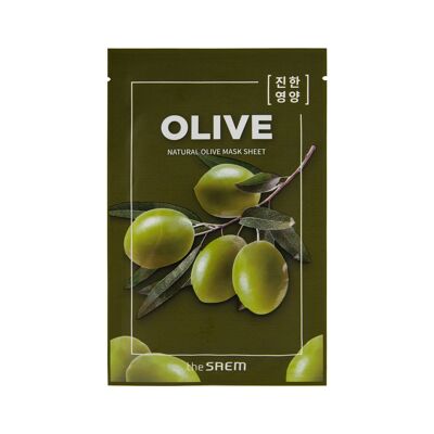 Natural Olive Mask Sheet_Mascarilla Oliva_21ml