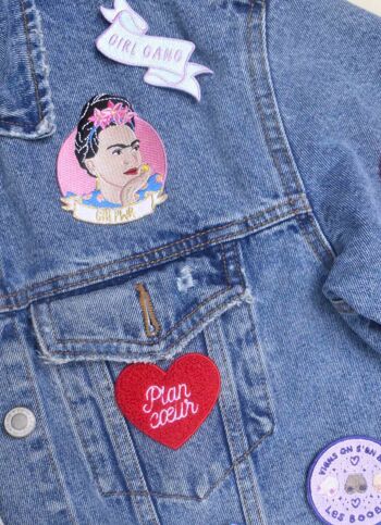Patch thermocollant Frida Kahlo - girl power 2