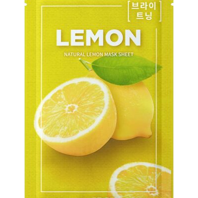 Natural Lemon Mask Sheet_Mascarilla Limón_21ml