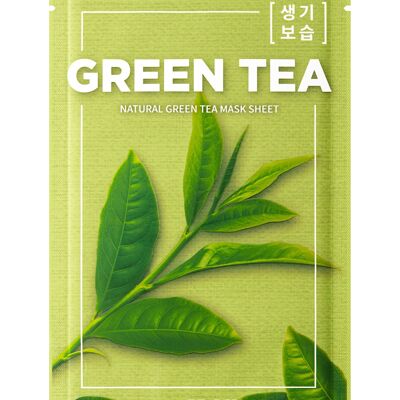 Natural Green Tea Mask Sheet_Mascarilla Té Verde_21ml