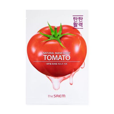 Natural Tomato Mask Sheet_Mascarilla Tomate_21ml