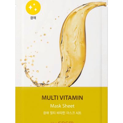 BIO SOLUTION Radiance Multi Vitamin Mask Sheet_Mascarilla Multi Vitaminas_20gr