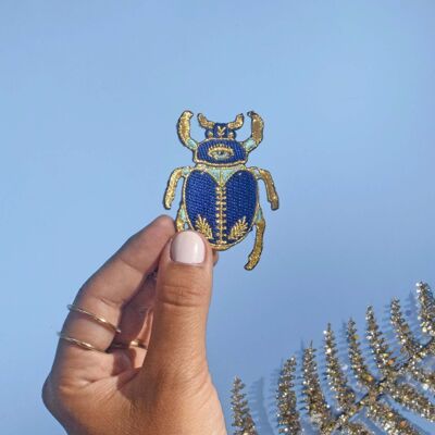 Iron-on patch Gold beetle