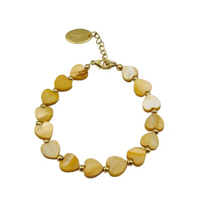 Women's bracelet ANDREA yellow