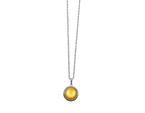 Collier ANNE silver/yellow