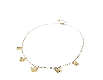 Collier PAPILLON Doré