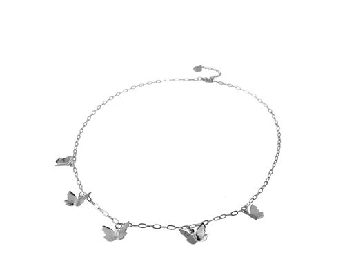 Collier BUTTERFLY Silver