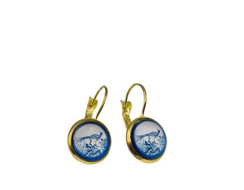 Boucles d'oreilles EEF BIRDS, or