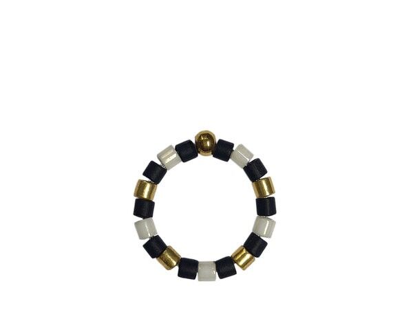 Anello JO Bianco e Nero