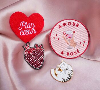 Patch thermocollant Plan coeur 3