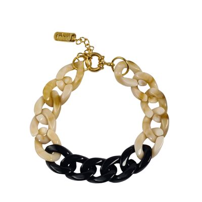 Women's bracelet LIEKE Beige/Black