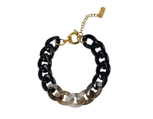 Women's bracelet LIEKE BLACK/GREY