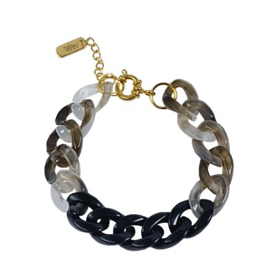 Pulsera mujer LIEKE Gris/Negro