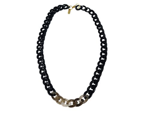 Necklace LIEKE Black/Grey