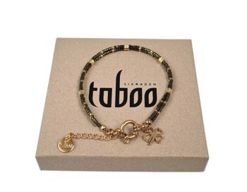 Bracelet femme LOUISE kaki