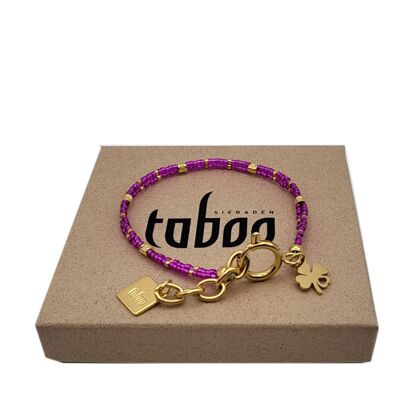 Bracelet femme LOUISE fuchsia