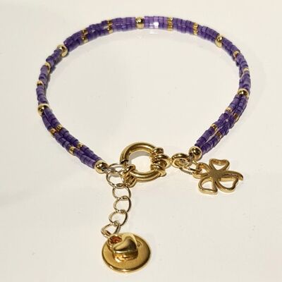 Bracelet femme LOUISE violet