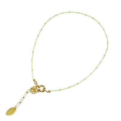 Necklace LOUISE neon yellow