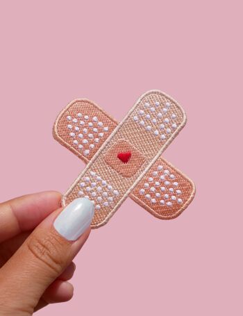 Patch thermocollant Pansement coeur 2