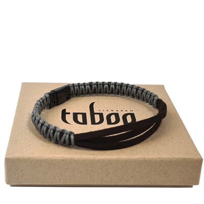 pulsera hombre MARK SMALL gris/marrón