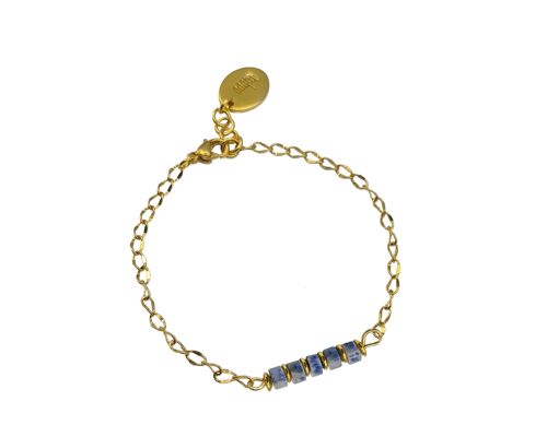 Damesarmband NADIA gold/blue