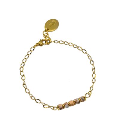 Women's bracelet NADIA gold/pink