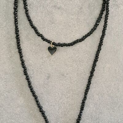 2 in 1 necklace NOIA Black