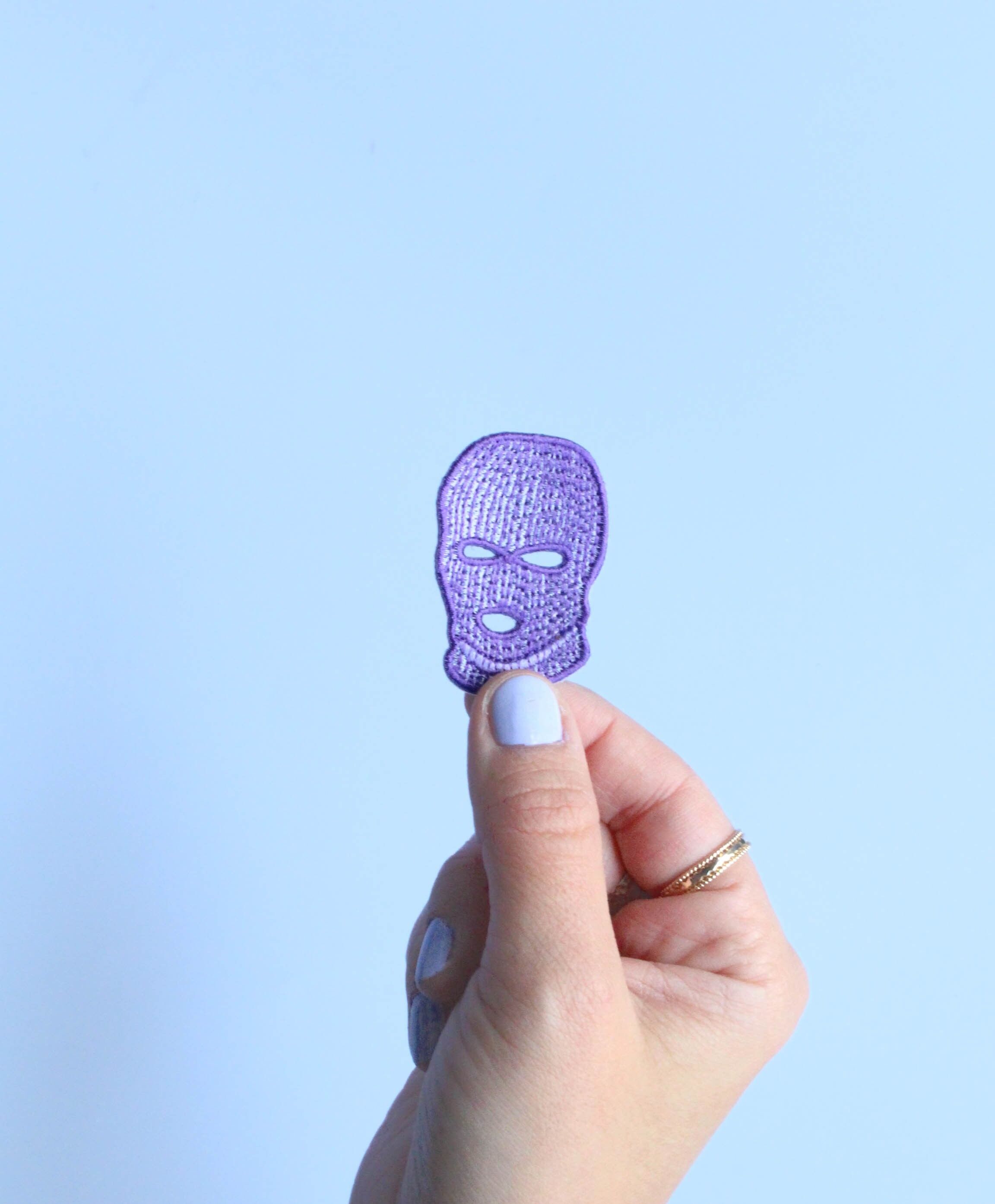 Toppa termoadesiva per passamontagna