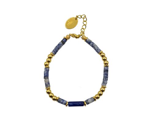 Damesarmband SACHA blue/gold