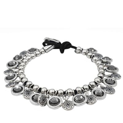 Pulsera mujer SIA antracita