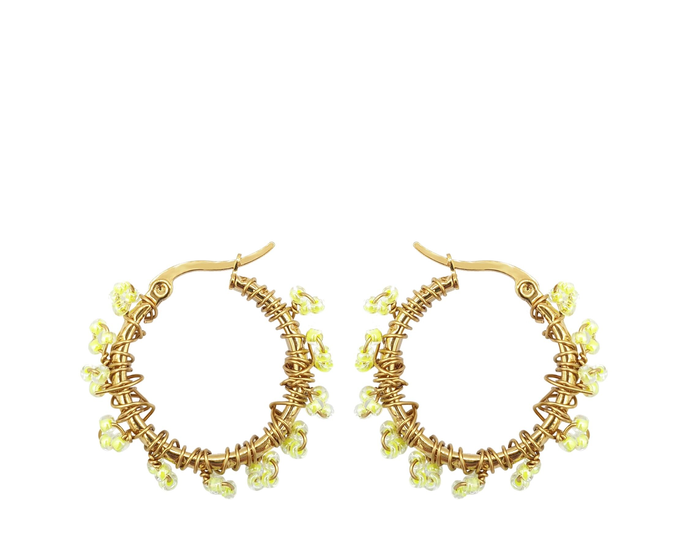 Orecchini TANJA giallo neon