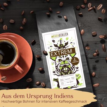 BRÜBDERLICH EXTREME (500g) - Grains 100% Robusta - Café extra fort ! 2
