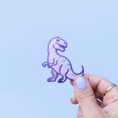 T-rex iron-on patch