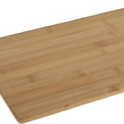 Bamboo cutting board measures 25x40x0.5 cm