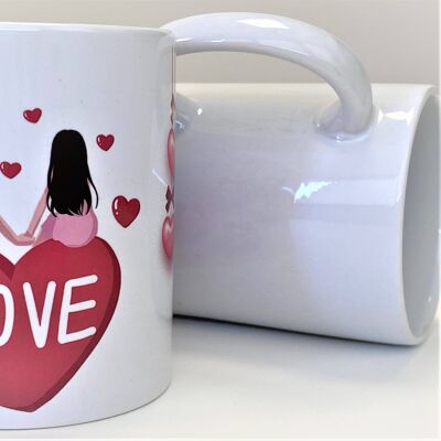 heart couple mug
