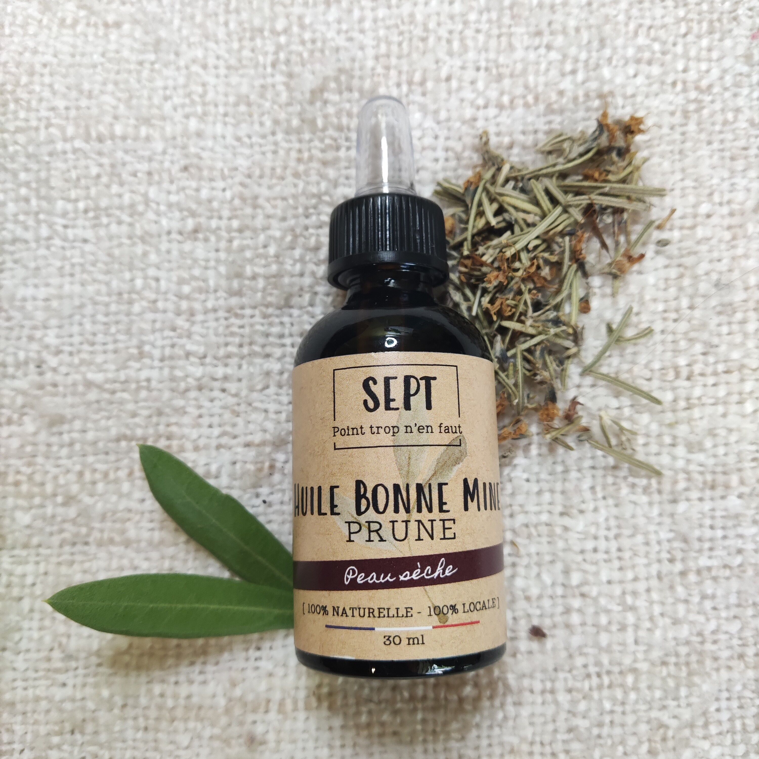 Gesichtsöl - [Französische Pflaume] - Trockene Haut - 30 ml