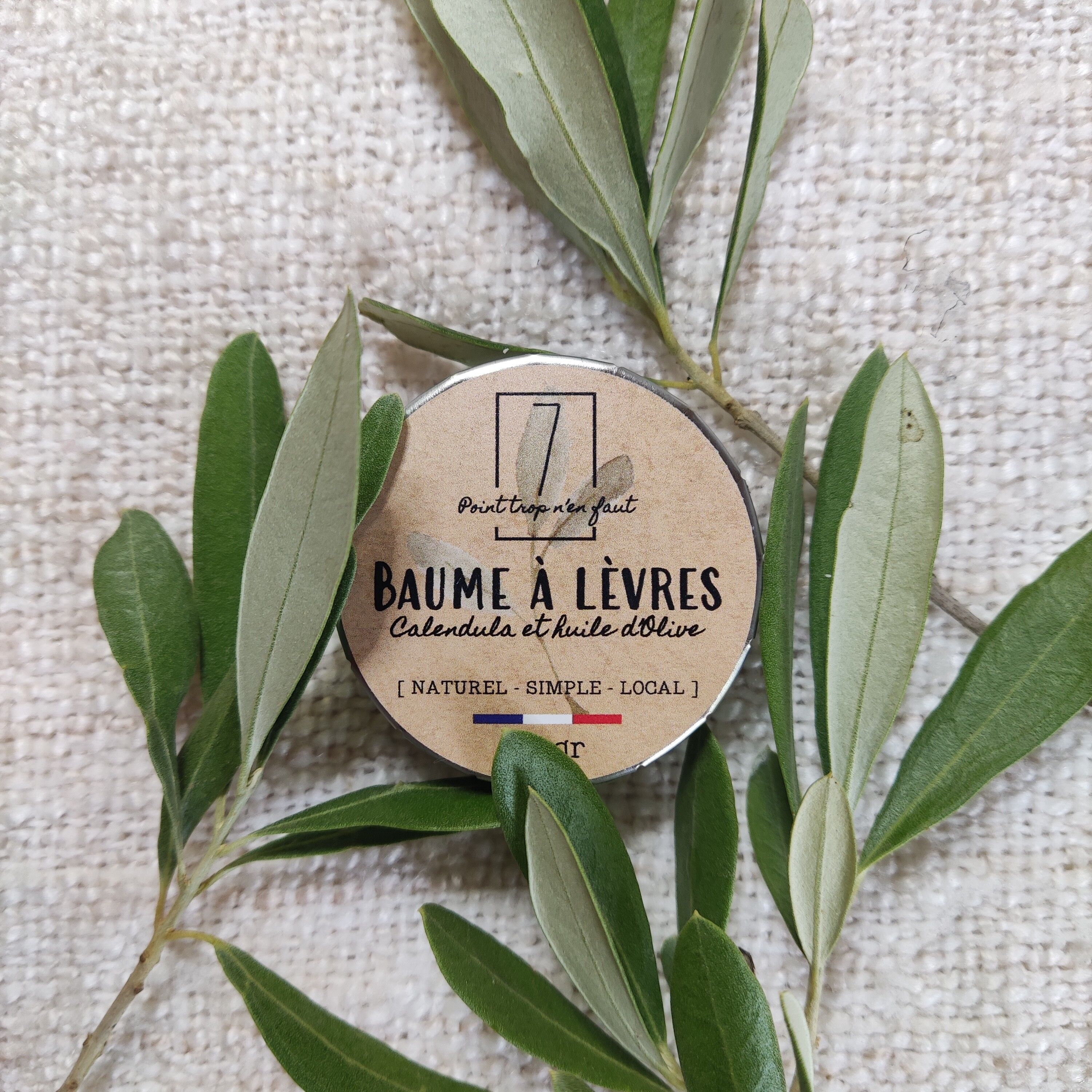 Lippenbalsam - [Französische Pflaumen- und Olivenöle] - beschädigte Lippen/Nase - 10 g