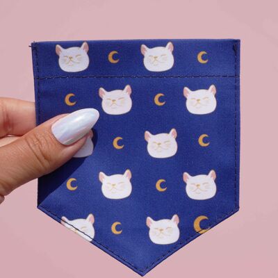 Iron-on pouch Moon cat