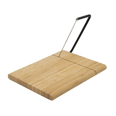 Bamboo cheese slicer with FSC wire