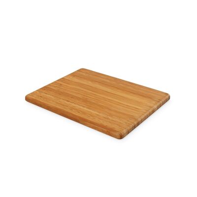 FSC wide bamboo chopping board 34x29x1.8cm