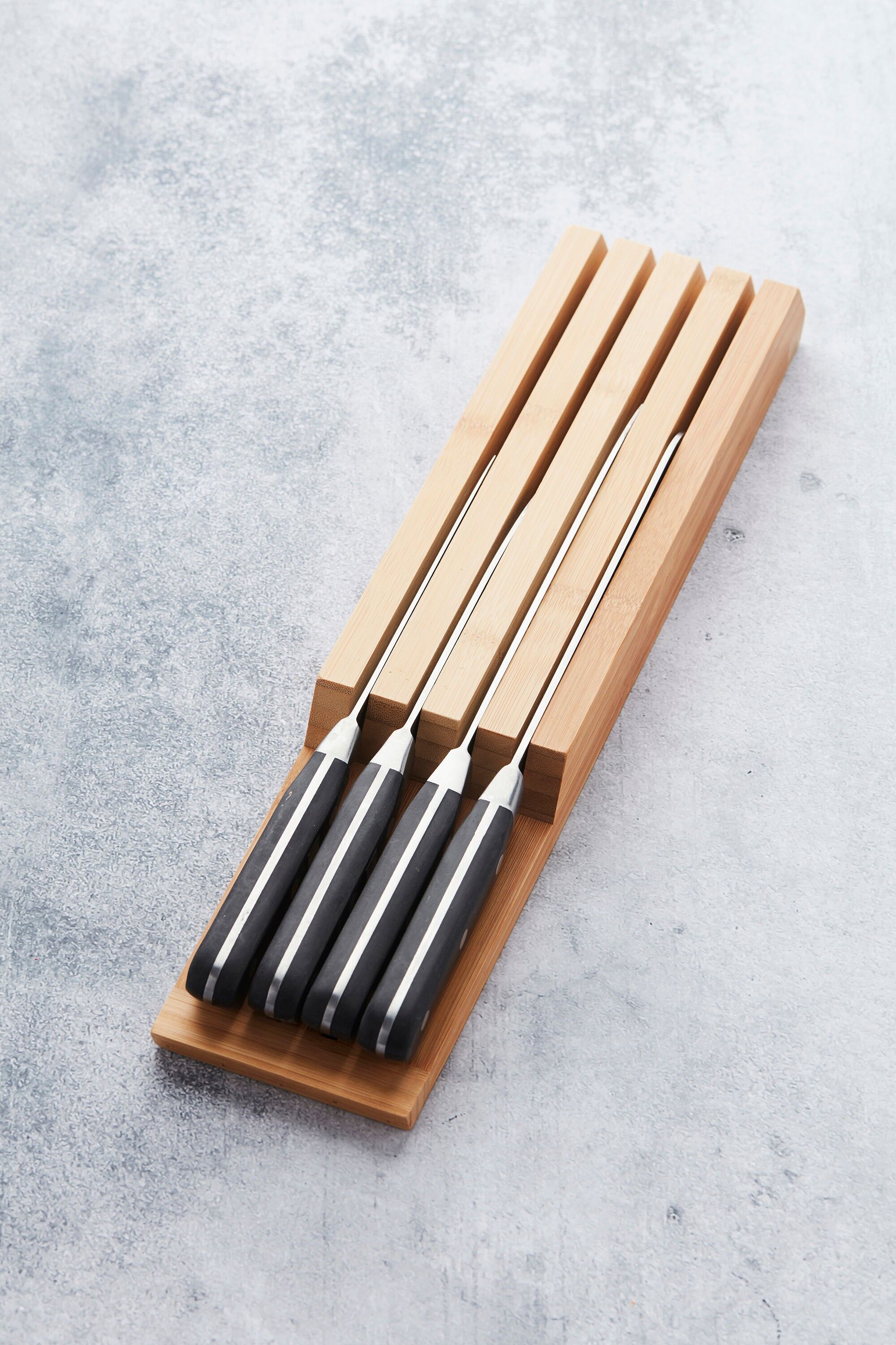 Schubladenmesserblock aus FSC-Bambus