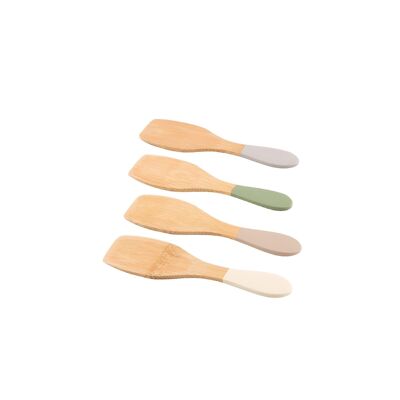 Set of 4 FSC bamboo spatulas