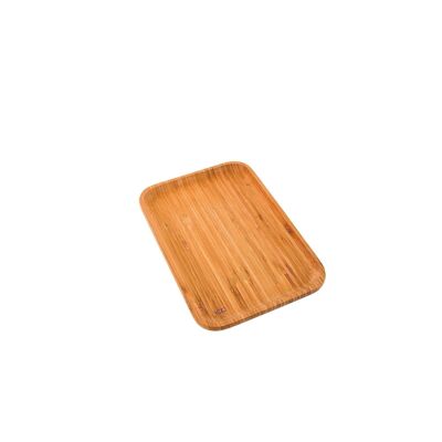 Mittleres Tablett aus FSC-Bambus, 28 x 19 x 1,9 cm