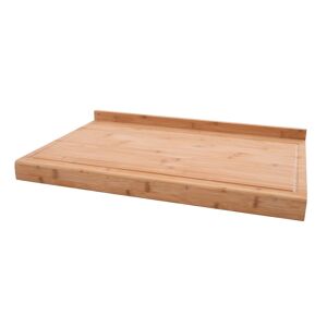 Planche pour plan de travail avec rainure en bambou FSC 40x30x6.8cm