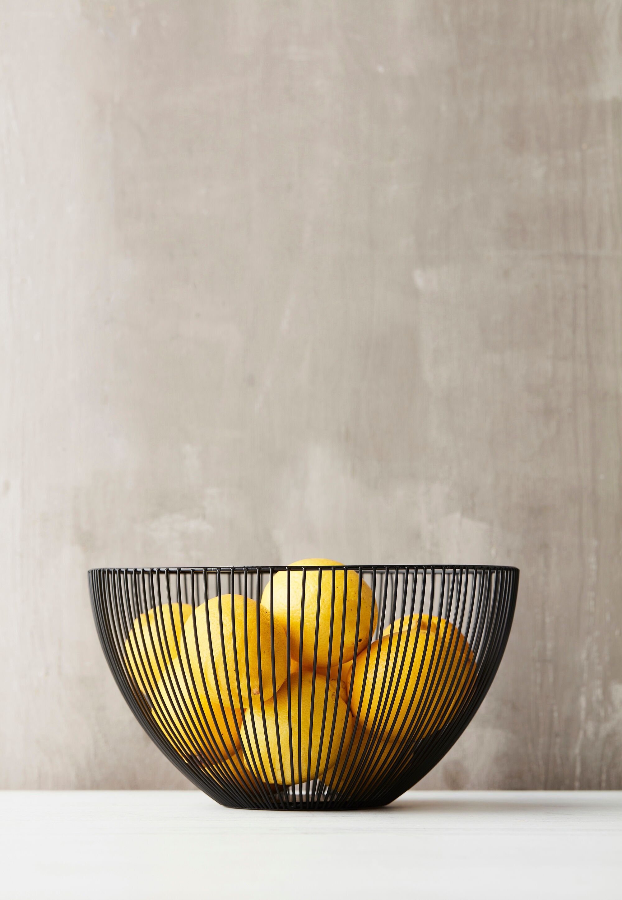 schwarzer Korbkorb ø 25cm